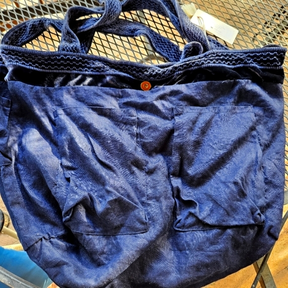 NWT JOHNNY WAS VELVET BAG TOTE - Picture 5 of 10